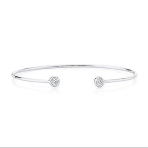David Von Diamond Bezel Bangle